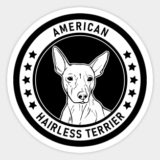 American Hairless Terrier Fan Gift Sticker